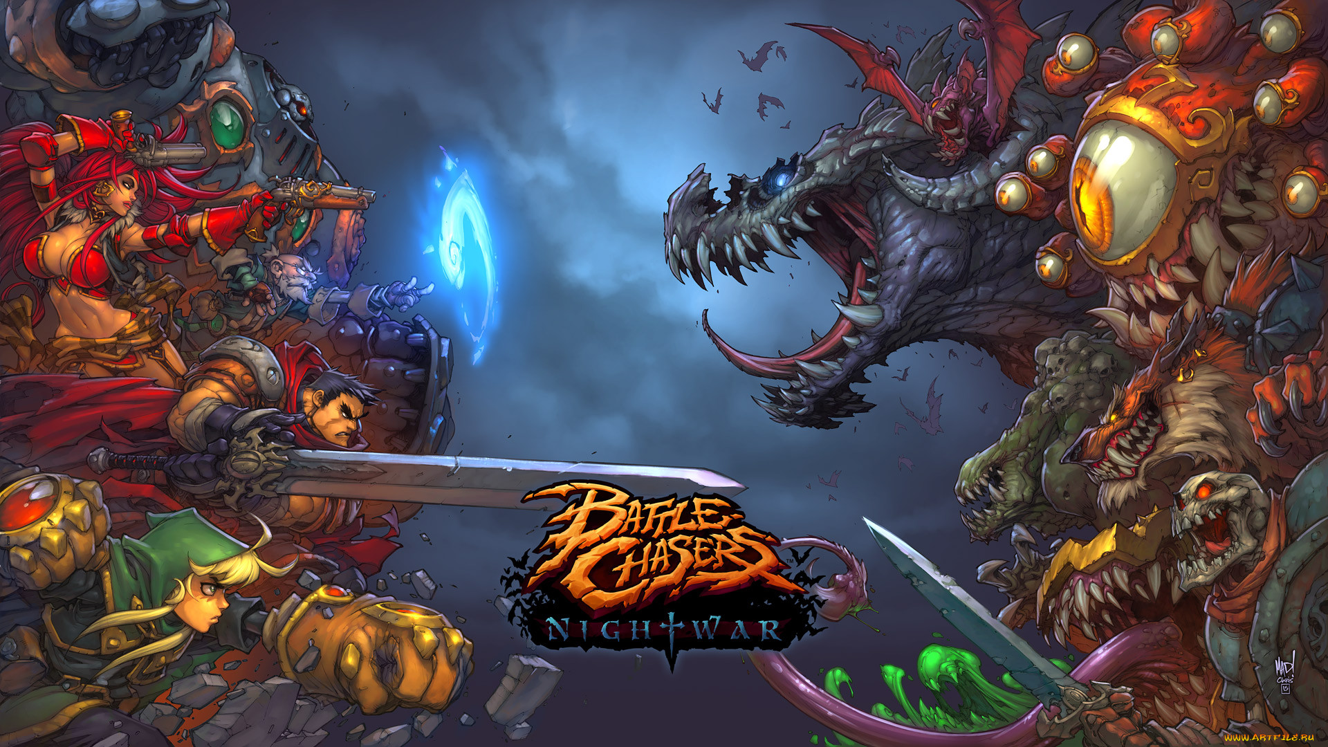 battle chasers nightwar,  , battle chasers,  nightwar, battle, chasers, nightwar